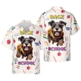 thumbnail image 3 of Back to School Cute Schnauzer Hawaiian Shirt Breathable Summer Unisex Merch Miniature Schnauzer Dog Lover - 13010, 3 of 6