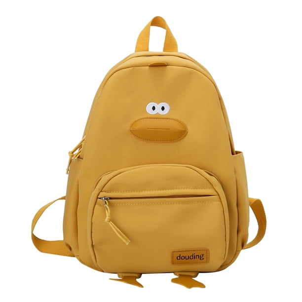 Mochila de moda para niños, correas ajustables para los hombros, mochila bonita para niños pequeños, mochila cómoda en forma de pato, mochila con cremallera para preescolar