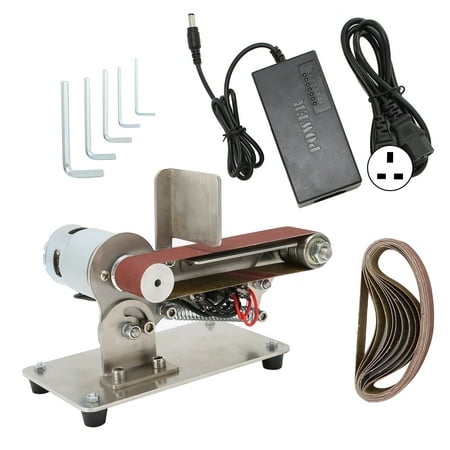 

Belt Sander Mini Electric Adjustable Grinding Polishing Machine AC 110240V for DIYUK Plug 775 (100W)