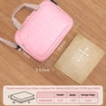 thumbnail image 2 of Large Bible Cover Case for Women with Shoulder Strap,Durable Carrying Case for Church Bible Bag Ideal Christian Gifts for Women,Pink, 2 of 7