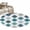 Blue, variant on Bohemia Round Area Rug 3Ft Washable Small Circle Rugs for Kitchen Entryway, Vintage Moroccan Geometric Pattern Blue Green Gray Non-Slip Carpet Floor Mats Indoor Outdoor Carpet Runner Home Decor