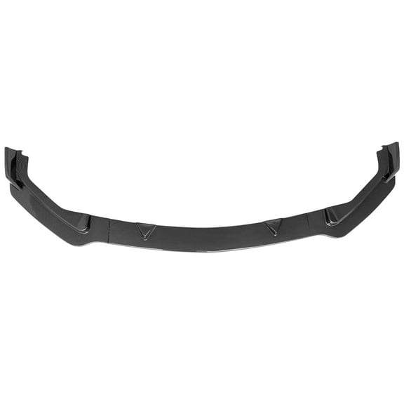 Ikon Motorsports Front Bumper Lip Compatible With 2014-2017 Infiniti Q50 Base/Non-Sport Models Carbon Fiber Print PP Polypropylene 3PCS Add-On Front Lip Spoiler Splitter