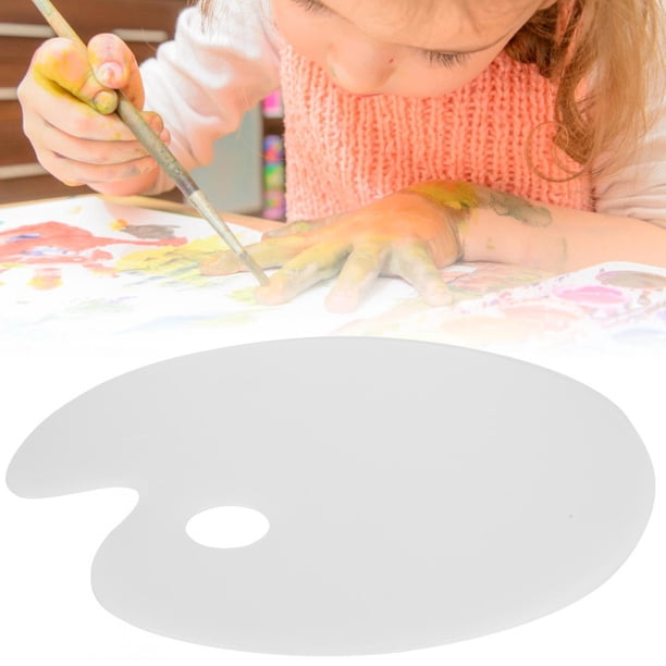 Paleta, paleta de pintura acrílica, bandeja de pintura transparente, paleta de pintura, mejore su experiencia