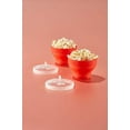 thumbnail image 2 of L√©ku√© Mini Microwave Popcorn Maker, Set of 2, Red, 2 of 8