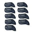 thumbnail image 2 of 9x Fundas para cabezas de hierro de golf Fundas para cabezas de palos de golf Fundas para cuñas de golf Protectores de palos de golf para Azul profundo, 2 of 8