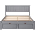 thumbnail image 4 of Full Wood Bed Frame with Sliding Storage Drawers Platform Bed with Large Storage Space, 4 of 7