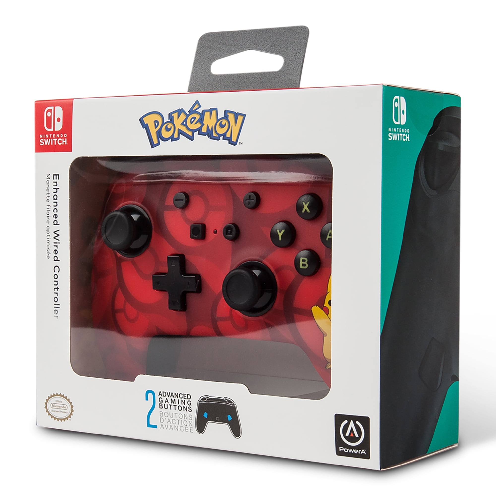 PowerA Enhanced Wired Controller for Nintendo Switch Pokemon: Pikachu Arcade 1522782-01 - Best Buy