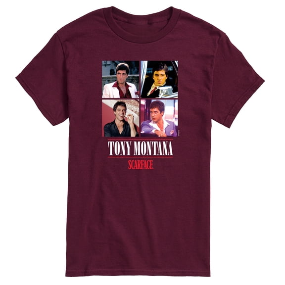 Scarface - Tony Montana- Men's Short Sleeve Graphic T-Shirt Short Sleeve Graphic T-Shirt