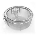 Fry Basket,Stainless Steel Deep Fry Basket Round WirePresentation with