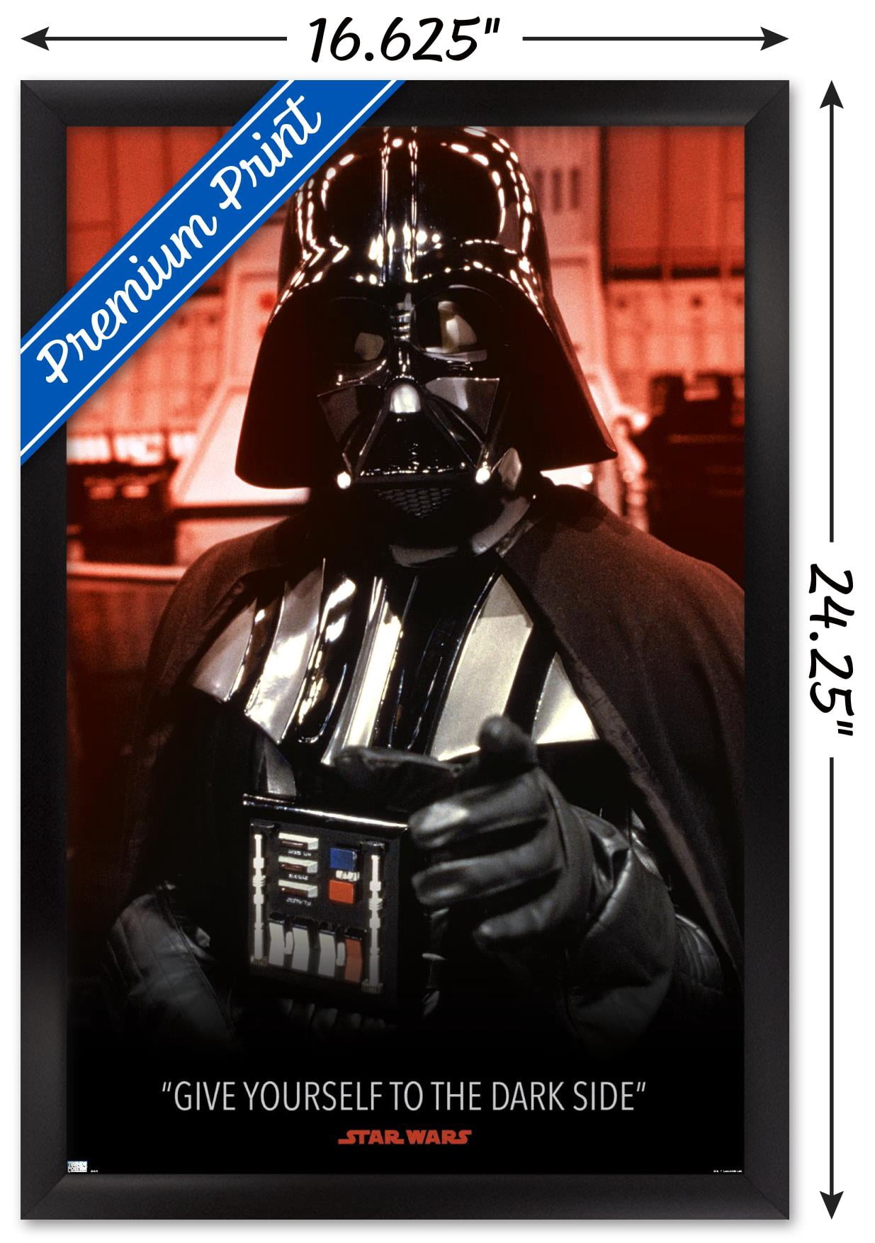 Star Wars: Return of the Jedi - Darth Vader Wall Poster, 14.725" x 22.375" Framed