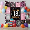 thumbnail image 2 of JUYGO Sweet 18th Birthday Gifts for Girls - 18 Year Old Blanket for Girls,Sweet Eighteen Gift Ideas Ideas for Girl,18th Birthday Decorations Blanket 40"x50", 2 of 6