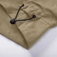 thumbnail image 6 of Nmnitkp Mens Shorts Casual Cargo Shorts Elastic Waist Drawstring Multi-Pocket Lightweight Summer Outdoor Work Shorts Khaki,3XL, 6 of 9