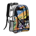 thumbnail image 2 of Hot Wheels ¡A Correr!Mochila transparente temática, resistente y duradera, bolsa see-through para trabajo, deporte, universidad y viaje, 31 × 43 cm, 2 of 6