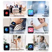 Blackview 1.85 Smart Watch for Women, Bluetooth Answer/Make Calls/Push Message/100+ Sports Modes/IP68 Waterproof,fits for Android iPhone Apple,Pink
