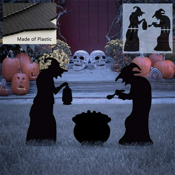 Home Accents Holiday Décoration d'Halloween avec sorcière animée à LED de  1,5 m de long