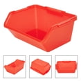 thumbnail image 3 of Storage Parts Box Material Component Plastic Case Shelf Screw Sorting Toolbox Model Accessories Storage Box Classification Small-Red, 3 of 10