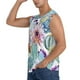 thumbnail image 3 of Fotbe Cactus Men's Camiseta sin Mangas Estampada para Hombres, Playera Casual para Gimnasio, Entrenamiento, Playa-Small, 3 of 7