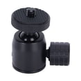 thumbnail image 2 of Mini Ball Head, Ball Head With Hot Shoe Mount Adapter Camera Tripod Mini Ball Head Mini Ball Head With Cold Shoe  For Fill Light Replacement For Monopod, 2 of 8