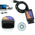 thumbnail image 1 of Elm327 Interface Usb Obd2 Câble de Diagnostic pour Scanner de Voiture pour Pc Windows, 1 of 5