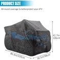 thumbnail image 2 of Housse de VTT, Accessoires de Voiture, Housses de VTT Imperméables pour Extérieur, Housse de Rangement pour Quad à 4 Roues, Protection Extérieure Toutes Saisons, Housse pour Quad à Quatre Roues, Moto, 2 of 5
