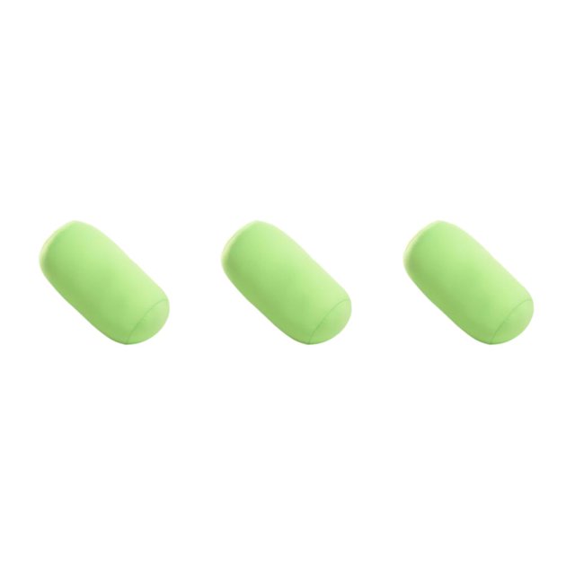 Ruiboury Roll Pillow For Neck And Back Support Soft And Comfortable All Day Long Natural Polyester Neck Back Support Pillow green 30X16 3Set