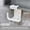 D, variant on Lenkho Drill-Free Paper Towel Hanger Holderss Toilet Tissue Holderss U-shaped Non Perforated Inverted Hanging Bathroom Paper Box Storage Rack