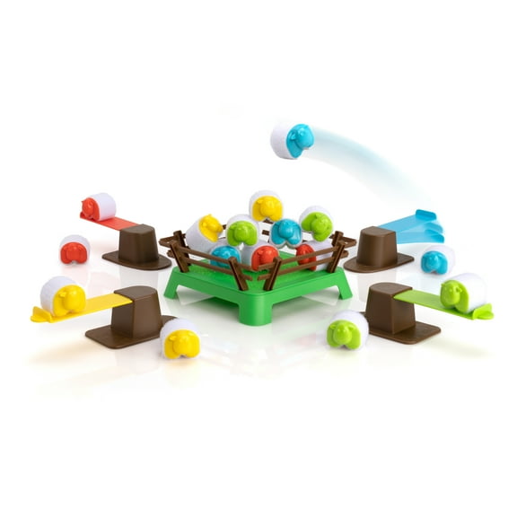 Fat Brain Toys Heap-O-Sheep - Game of Catapulting Sheep, 6 to Adult, 2 to 4 Players