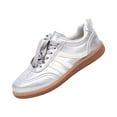 thumbnail image 3 of Willtoo Women's Retro Fashion Sneakers Comfortable Casual Anti Slip Platform Low-Top Sneakers Lace Up Memory Foam Tennis Walking Shoes, 3 of 6