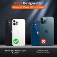 thumbnail image 2 of Funda magnética SUPFINE para iPhone 12/12 Pro Verde, 2 of 7