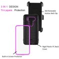 thumbnail image 7 of Soatuto for LG K51 Case, Q51 Case Built in [Screen Protector] [Full Body] [Heavy Duty Protection ] Shock Reduction Bumper Phone Case Cover for LG K51 / LG Q51(Purple), 7 of 7