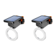 thumbnail image 1 of Bike Solar Tain Light Water Waterpriendo USB LED recargable (estilo redondo), 1 of 3