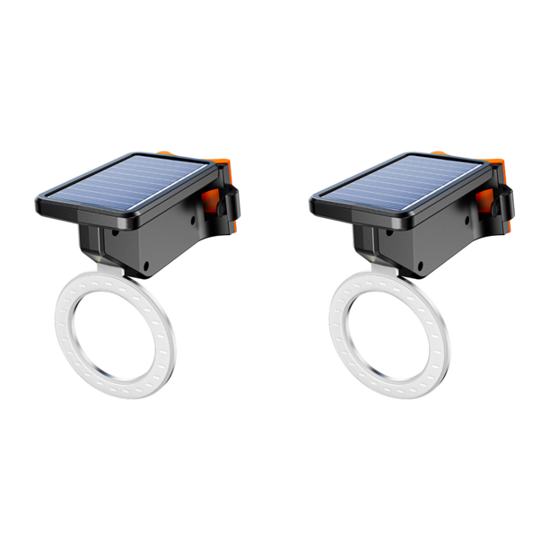 Bike Solar Tain Light Water Waterpriendo USB LED recargable (estilo redondo)