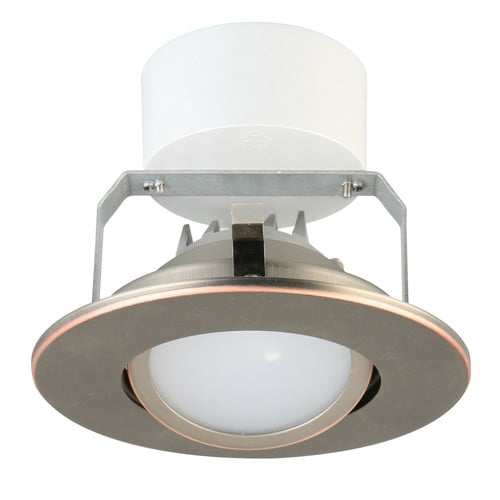 Lithonia Lighting 4 Inch LED Gimbal, Higher Lumen Version, 3000K, 500 Lumens, 7.7W, Oil Rubbed Bronze, 4G1ORB LED 30K 90CRI M6