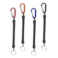 thumbnail image 1 of Toystoory 4 piezas de cordones de pesca con hebilla de bloqueo, cuerdas de resorte retráctiles, llavero en resistente al desgaste, Pescar, 1 of 6