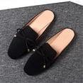 thumbnail image 3 of Women's Spring Autumn Closed Toe Flat Mule Shoes with Bow Design, 3 of 5