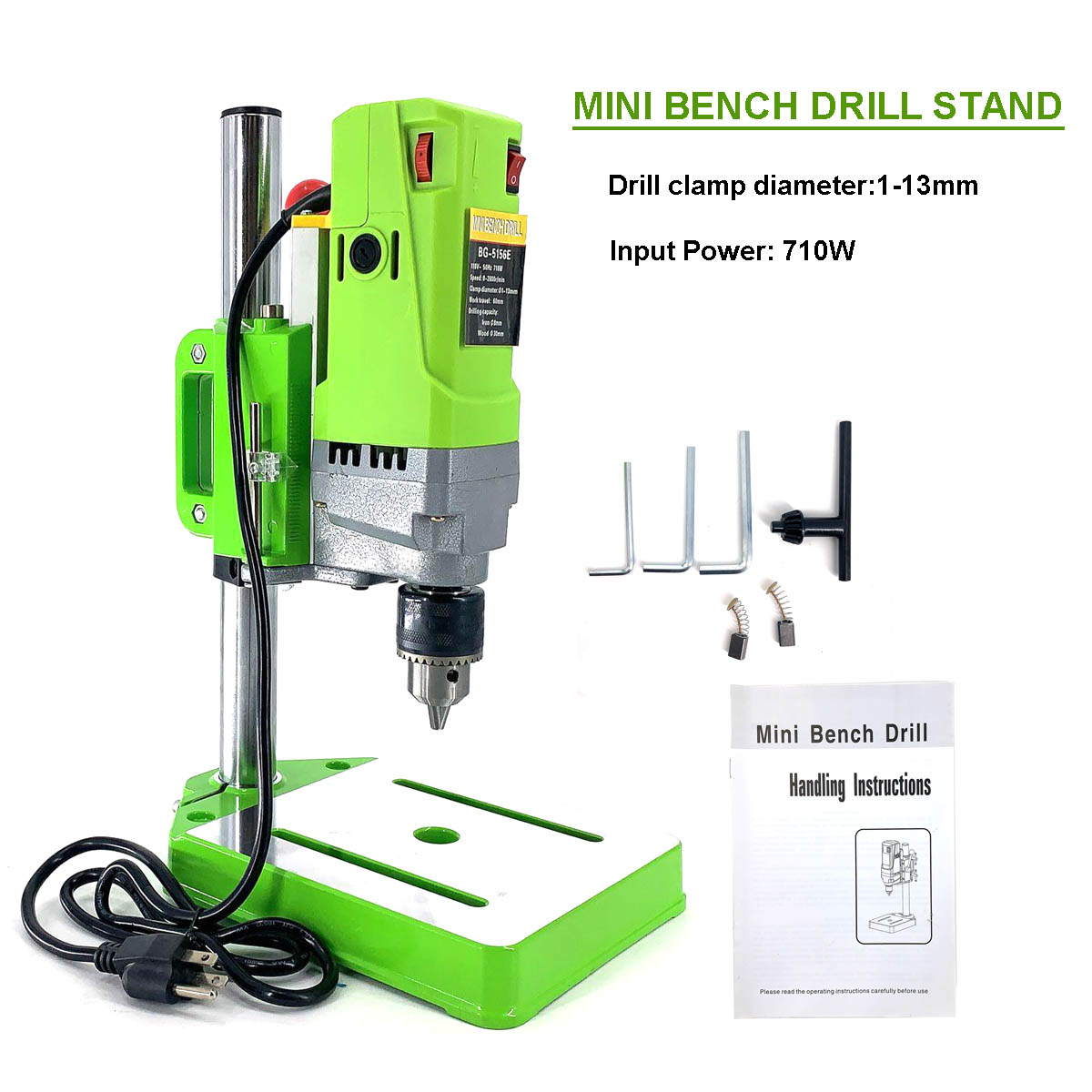 710W Portable Bench Drill Press Holder 