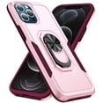 thumbnail image 1 of [PST] iPhone 12 / 12 Pro (6.1") Case, Heavy Duty Magnetic Hard Armor Kickstand Case with Ring Holder, 1 of 4