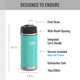 thumbnail image 2 of Botella de agua THERMOS ICON SERIES 18 oz/500 ml Seafoam, 2 of 8