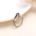 thumbnail image 2 of AG 925 Jewellery Designer Ring, Purple Amethyst Gemstone, 925 Sterling Silver Wedding Ring, 2 of 4