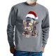 thumbnail image 1 of Sudaderas con capucha navideñas para hombre, sudadera sin sombrero, divertidas camisetas gráficas con sombrero de Papá Noel, camiseta de felpa con estampado 3D, ropa de gran tamaño para hombre, 1 of 3