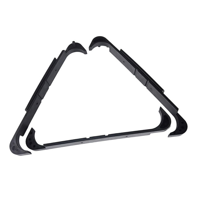 jinwen 2 in 1 Billiard Triangle Ball Rack Pool Table Holders Equipment, Multifunctional