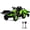 Green, variant on 24V Kids Ride-On Farm Tractor with Trailer, 4WD Electric Tractor with Parent Remote, LED Headlights, Music, Safety Belt, Yellow