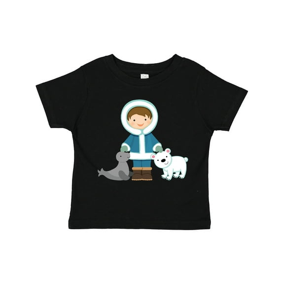 Inktastic Eskimo Boy Cute Alaska Boys Toddler T-Shirt