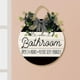 thumbnail image 1 of Letrero Colgante De Bienvenida Soledad Para Baño De Hotel Reutilizable Rústico Redondo De Madera, 1 of 10