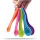 thumbnail image 3 of Measuring Spoon Set Food Grade BPA Free Durable Plastic Kitchen Utensil Set 5 Pieces Multicolour, 3 of 5