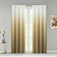 thumbnail image 4 of Set of Two 84"  Gold Ombre Shades Window Panels, 4 of 6