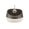 thumbnail image 2 of PAW TRAX Rimmed Cat Litter Pan, Brown, 2 of 5