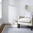 thumbnail image 4 of Dash & Albert Herringbone Handwoven Cotton Rug, 2' 6" x 8', Swedish Blue, 4 of 6
