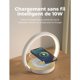thumbnail image 3 of Bedside Lamp Wireless Charger Night Lamp with Induction Charger LED Touch Night Light 3 Dimmable with Soft Light [Energy Class A], 3 of 5