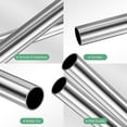 thumbnail image 2 of Tubo de acero inoxidable 304 de 150 mm en paquete de 2, 18 mm de diámetro exterior, 1 mm de grosor de pared, tubería de acero inoxidable sin costura para construcción/mecanizado/manualidades, 2 of 7